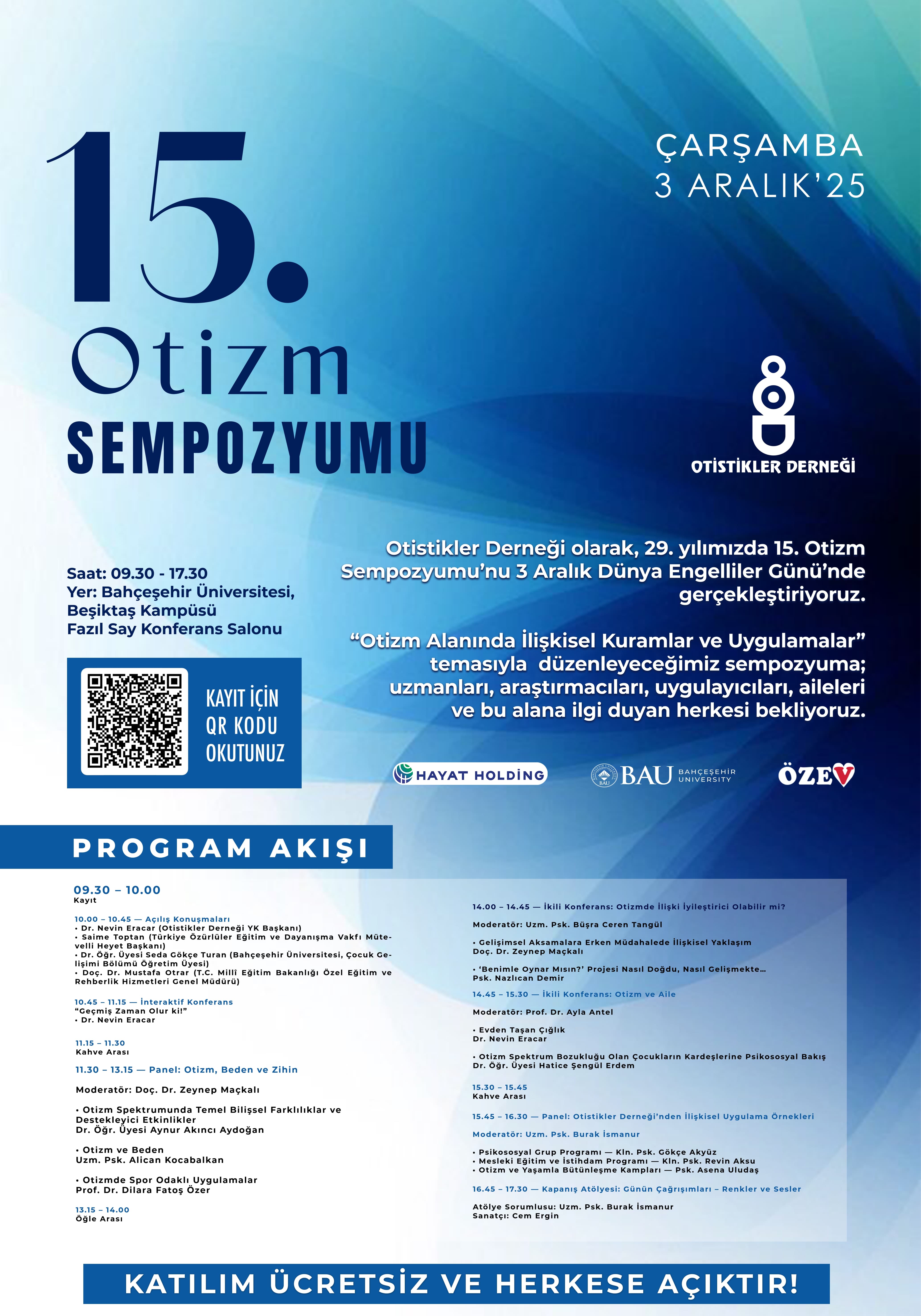 Otistikler Derneği 15. Otizm Sempozyumu